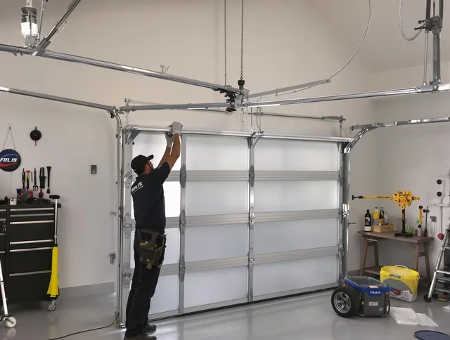 Oxford Garage Door Repair certified team performing precision garage door installation in Oxford