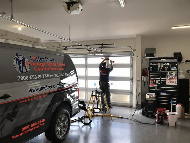 Oxford Garage Door Repair team performing same-day garage door repair in Oxford