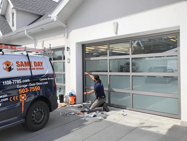 Same-day garage door repair service by Oxford Garage Door Repair in Oxford